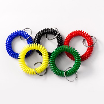 寄存牌手圈浴室手圈彈簧手圈鑰匙扣可伸縮鑰匙圈桑拿手牌號碼牌