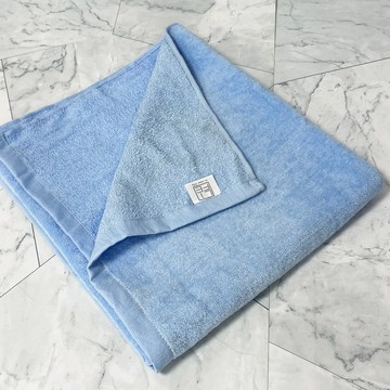 LIFE 來福牌 剪絨小浴巾 精梳棉 BS02929  藍色  3條