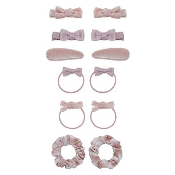 英國Mimi & Lula AW26_芭蕾夢境-粉嫩質感髮飾組12入