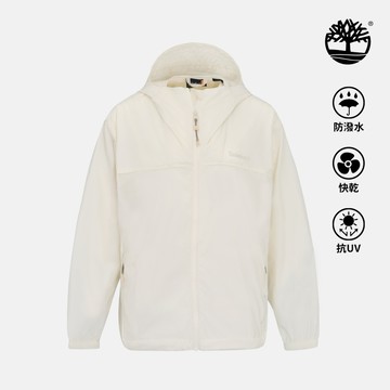 Timberland 女款白色寬版多功能外套|A42CFCM9