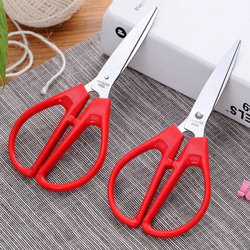 不銹鋼剪刀家用衣物裁縫剪廚房辦公學生裁紙大號裁縫紉剪子小剪刀