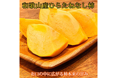 和歌山秋の味覚　平核無柿（ひらたねなしがき）約7.5kg ※2024年10月上旬〜10月下旬頃に順次発送予定