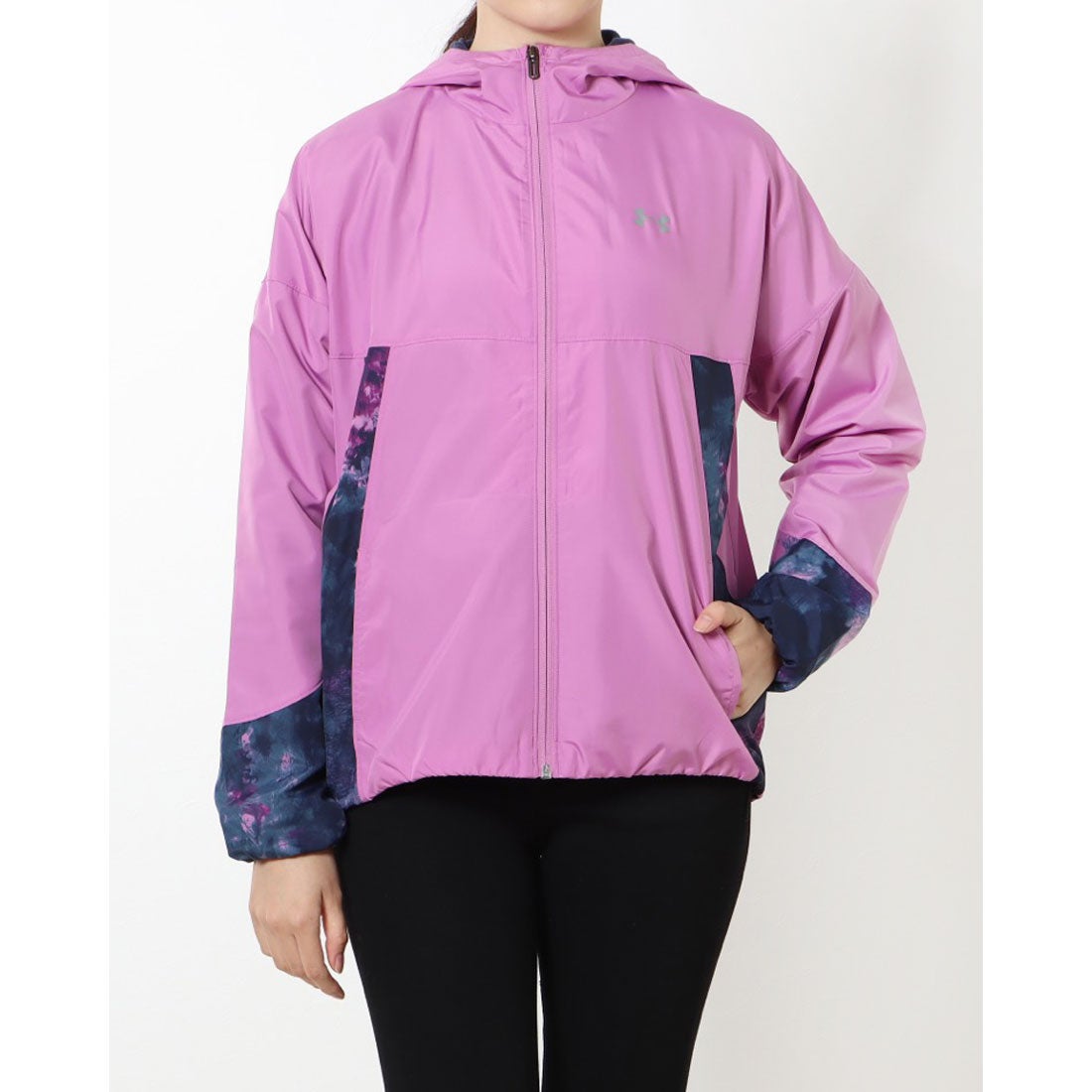 アンダーアーマー UNDER ARMOUR レディース ウインドジャケット UA TRICOT WOVEN FULL ZIP HOODIE  1375429 （ピンク） 通販 LINEポイント最大1.0%GET LINEショッピング