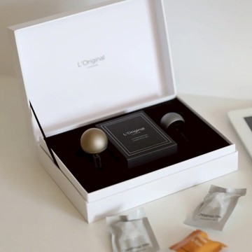 L'Original 英國勞斯萊斯俱樂部雙支車香禮盒組 - 金銀雙隻裝車香禮盒（附品牌禮袋）