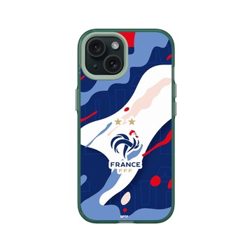 iPhone 15 Clear 憂墨綠 - FFF - Logo - Camo