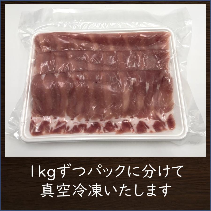 国産豚ロース1kg 使いやすいスライス パック詰め 即日解体で新鮮さキープ、真空冷凍にてお届け