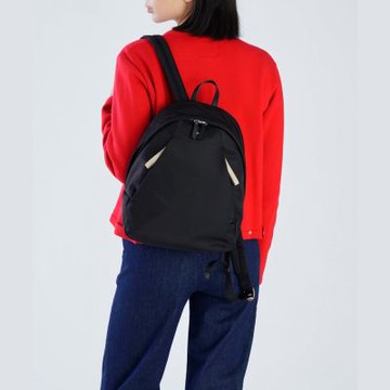 agnes b.Voyage 尼龍 後背包 黑色