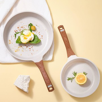 平底鍋 炒鍋 煎鍋 料理鍋 美食鍋 石色平底鍋不粘鍋 牛排煎鍋千層煎蛋 烙餅鍋燃氣灶適用