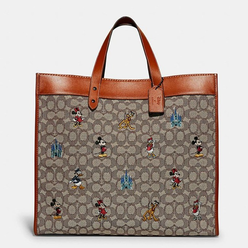 レディース限定商品・一点限り 新品【COACH x Disney】WDW50周年bag