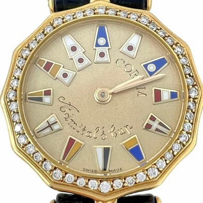 CORUM コルム 時計 アドミラルズカップ K18 YG 金無垢 ダイヤ
