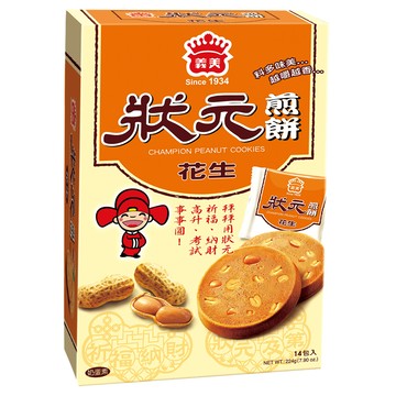 義美狀元煎餅-花生224g