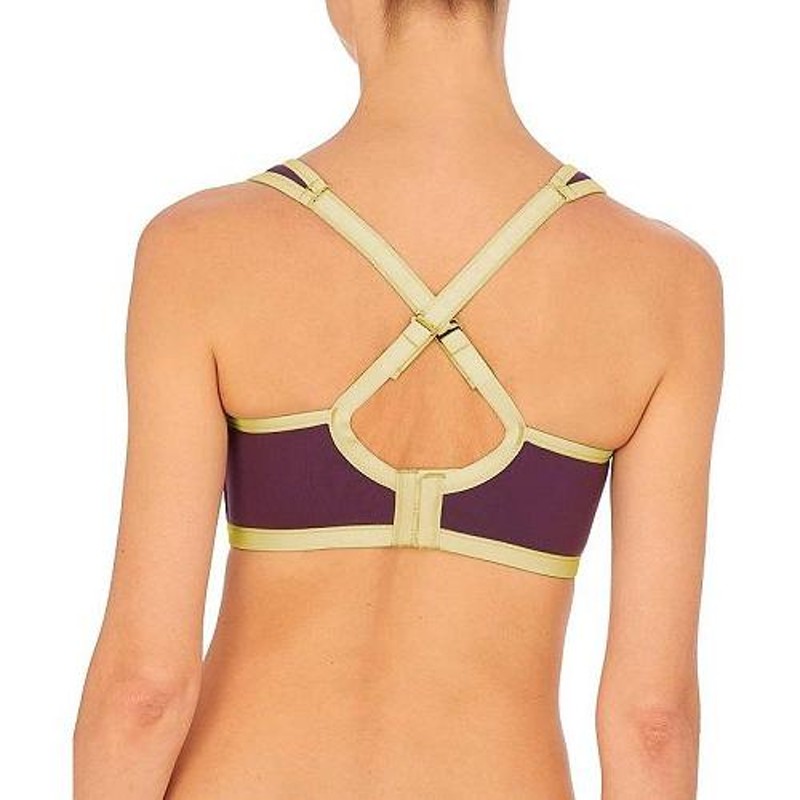 Natori ネイトリ レディース 女性用 ファッション 下着 ブラジャー Natori Yogi Convertible Underwire  Sports Bra 731050 - Deep Plum/Lime Cream