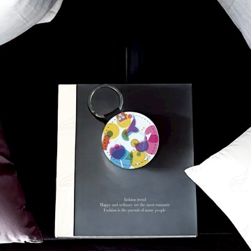 精美皮革鑰匙圈(調酒)鑰匙圈 皮革鑰匙圈 熱轉印 送禮小物 婚禮小物 企業送禮 紀念品