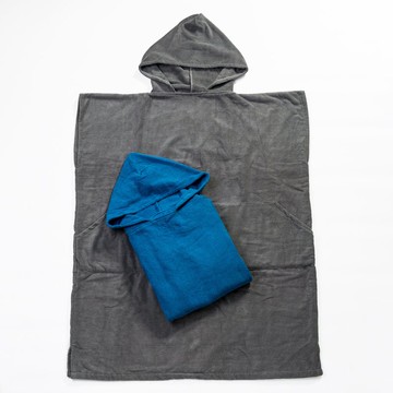 台灣製 成人連帽毛巾衣/鯊魚裝/衝浪衣 純棉 衣長110cm 達興織造