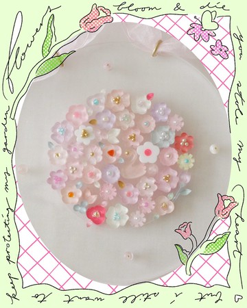 牆面飾品: my pink