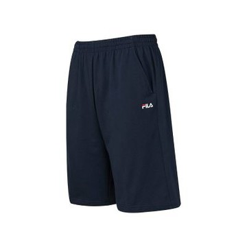 FILA 中性針織短褲-丈青 1SHA-1513-NV