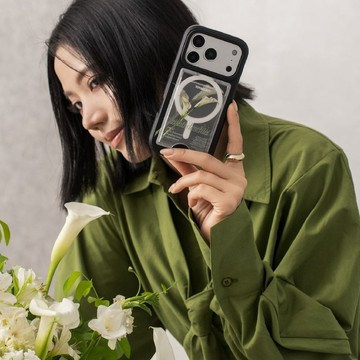 浪花花藝海芋MagSafe磁吸卡片夾