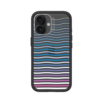 iPhone 16 Mod NX 黑 - Ocean Collection: Let's Sea 海洋系列：一路向海 - 海波交響（潮間帶）