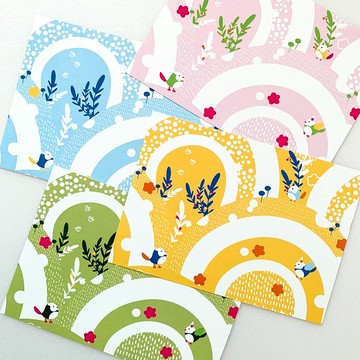 點心山丘與小鳥 | 設計明信片 萬用卡 原創單頁卡片 交換禮物