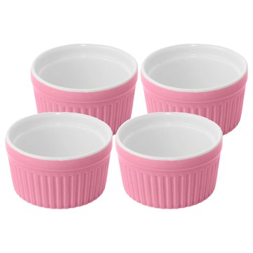 綠貝 陶瓷Color布丁烤杯  初戀粉  1組