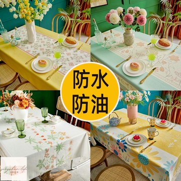 ins風防水防油可擦防燙免洗TPU桌布長方形餐桌布北歐風書桌布桌墊茶幾墊桌巾蓋巾蓋布美食拍攝背景