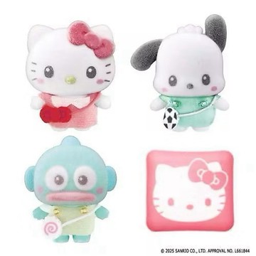現貨 正版 Bandai Play Toys - Sanrio 三麗鷗好朋友 凱蒂貓怕洽狗漢頓 大耳狗美樂蒂庫洛米