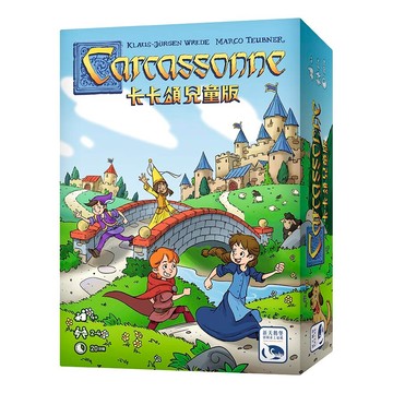 卡卡頌兒童版 2021新美術版 CARCASSONNE JUNIOR 繁體中文版 高雄龐奇桌遊 正版桌遊專賣 新天鵝堡