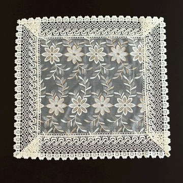 【清倉】唯米5156歐式田園蕾絲鏤空防塵布遮蓋巾