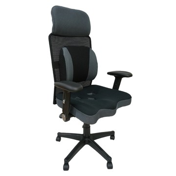 舒適電腦椅 台灣製 EH-03D 亮灰色  126 x 67 x 51cm  1個