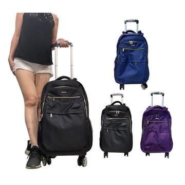 後背拉桿三用型主袋+外袋共六層分離式360度轉輪