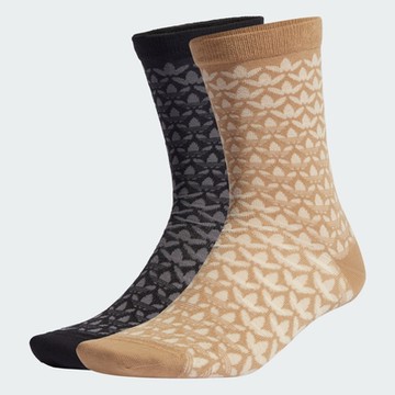 【adidas 愛迪達】 中筒襪 2 雙入 男/女 - Originals IW8611