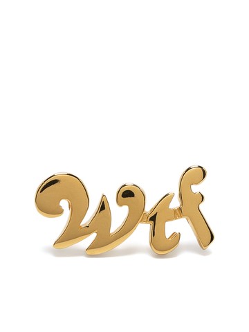 True Rocks - WTF stud earring - women - Gold Plated Sterling Silver - One Size