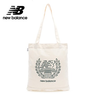 【New Balance】 NB 插畫帆布托特包/手提袋_中性_杏色_LAB51503DOE