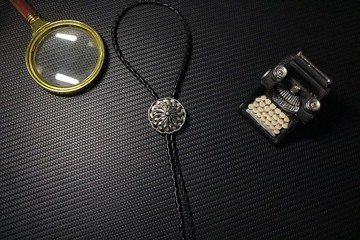 镂空设计保罗领带金属bolotie礼盒装