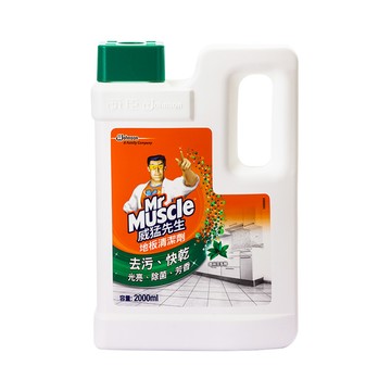 Mr Muscle 威猛先生 地板清潔劑 去污 快乾 光亮 除菌 芳香  2L  1瓶