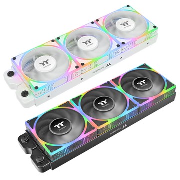 Thermaltake 曜越 TOUGHFAN EX14 ARGB (三入)正轉 高風壓靜音風扇 磁吸快接 黑色/白色