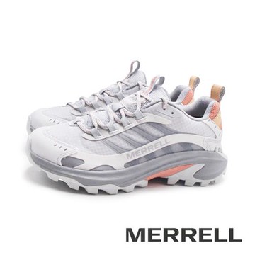 MERRELL(女)MOAB SPEED 2 GORE-TEX抗撕裂防水登山健行鞋 女鞋-霧灰色