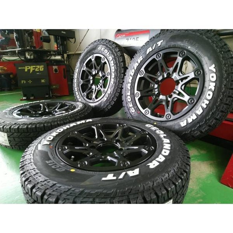 人気 ヨコハマ ジオランダー AT G015 185/85R16 ジムニー 16インチ タイヤホイールセット BDX08 | LINEショッピング