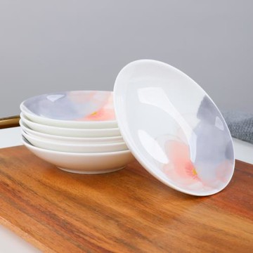 小碟子骨瓷醬油醋碟小菜碟陶瓷小盤子調味醬料蘸料碟釉下彩餐具