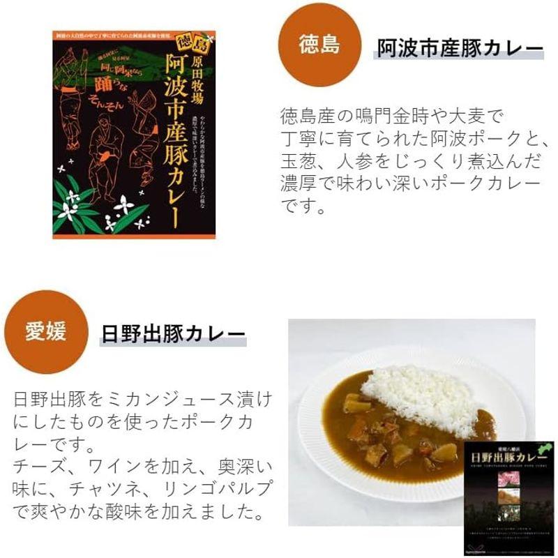 レトルトカレー 詰め合わせ 人気 ブランド 牛 ブランド 豚 6食 セット アレンジレシピ1枚付き