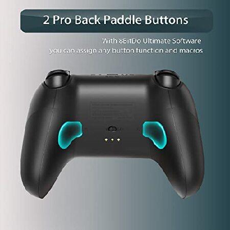 8Bitdo Ultimate Bluetooth Controller with Charging Dock, Wireless Pro  Controller with Hall Effect Sensing Joystick, Compatible with Switch,  Windows and Steam Deck (Black) 