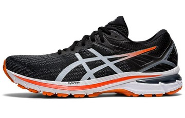 ASICS GT-2000 9 BLACK WHITE ORANGE