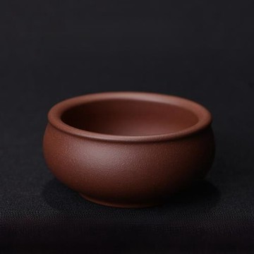石破天紫砂/中槽清紫泥手工紫砂杯/品茗杯/主人杯/茶杯/紫砂壺