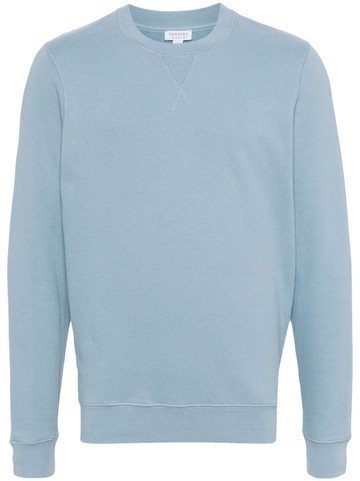 Sunspel - fine-knit cotton sweater - men - Cotton - L - Blue