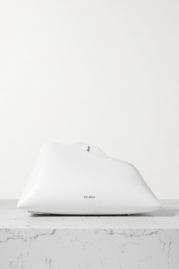 The Attico - 8.30 Pm Leather Clutch - Off-white - One size