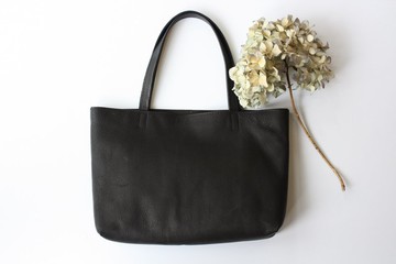 [定做] Pigskin mini tote bag黑