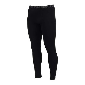 FIRESTAR 男彈性機能內搭保暖長褲-吸濕排汗 慢跑 路跑 運動 訓練 A5905-10 黑灰