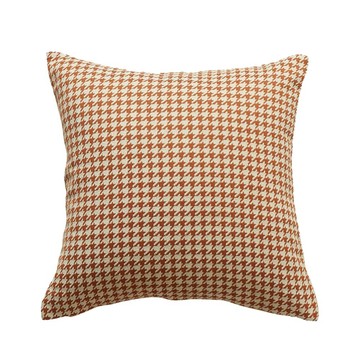 好物良品 45x45cm_金橘輕奢方形沙發靠枕抱枕套 可拆洗 小枕頭 沙發枕枕芯需另購