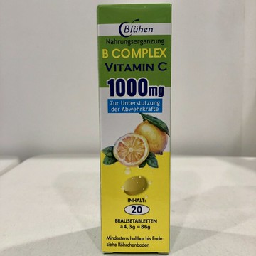 【Bluhen】德國製造原裝進口 速補美B+C發泡錠×20錠/瓶