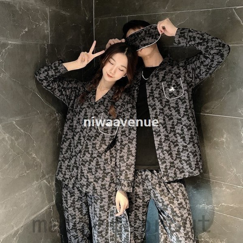 上下setディズニーランド部屋着パジャマレディース新作部屋着セットアップレディースパジャマ２点セットお買得長袖純綿パンツ 通販 Lineポイント最大get Lineショッピング